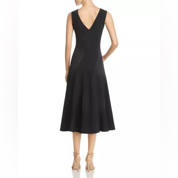 Tory Burch Hailee Bias-Cut Midi Dress Style 41110 Size 6 - Picture 4 of 12